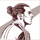 وکتور EPS بازیکن فوتبال گرت بیل